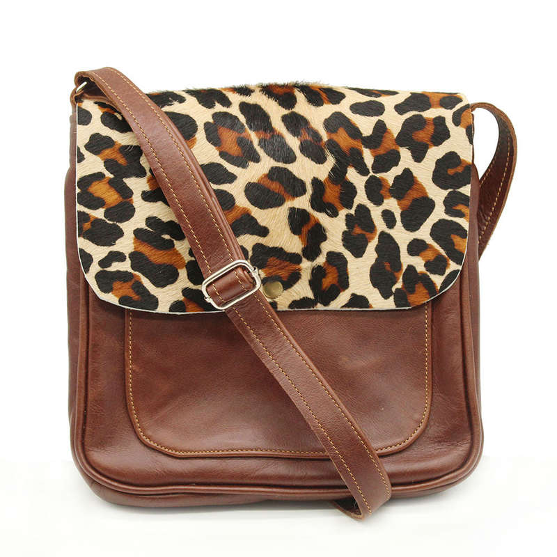 Leopard Handbag and Purse Combo