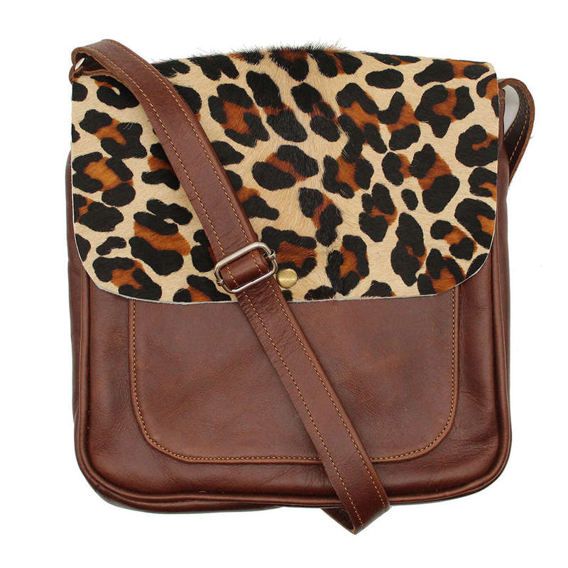 Leopard Handbag and Purse Combo