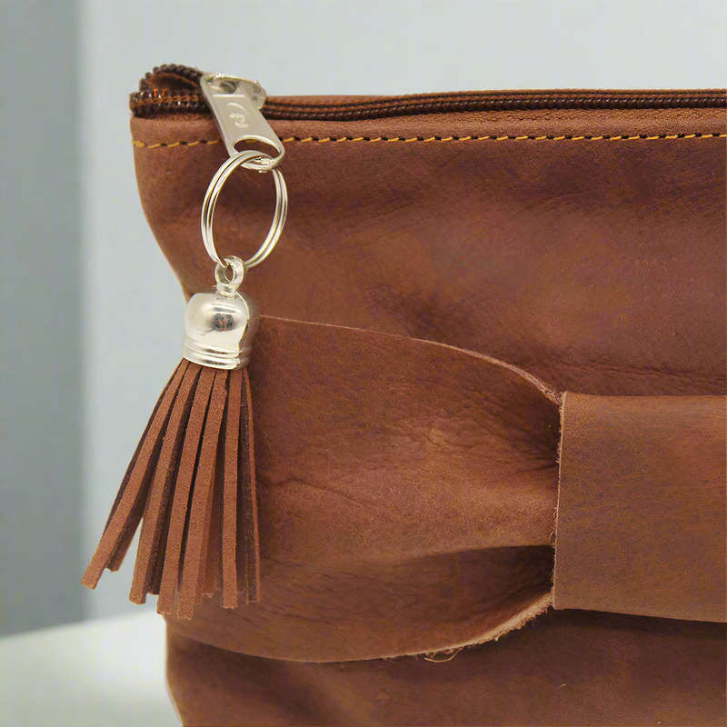 Bow Leather Make Up Bags