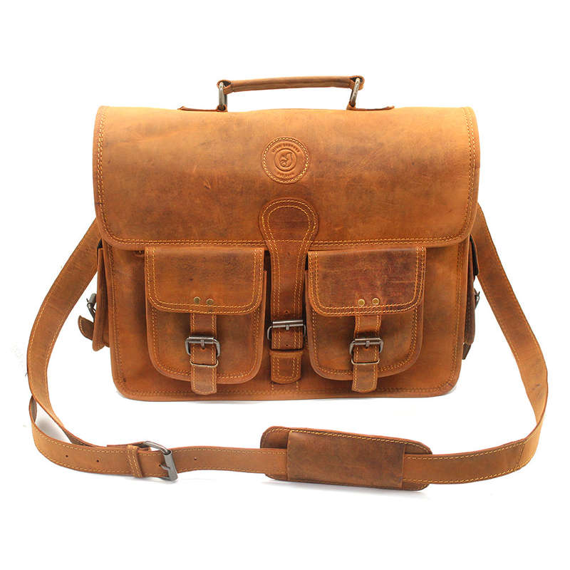 Barbados Leather Laptop Bag