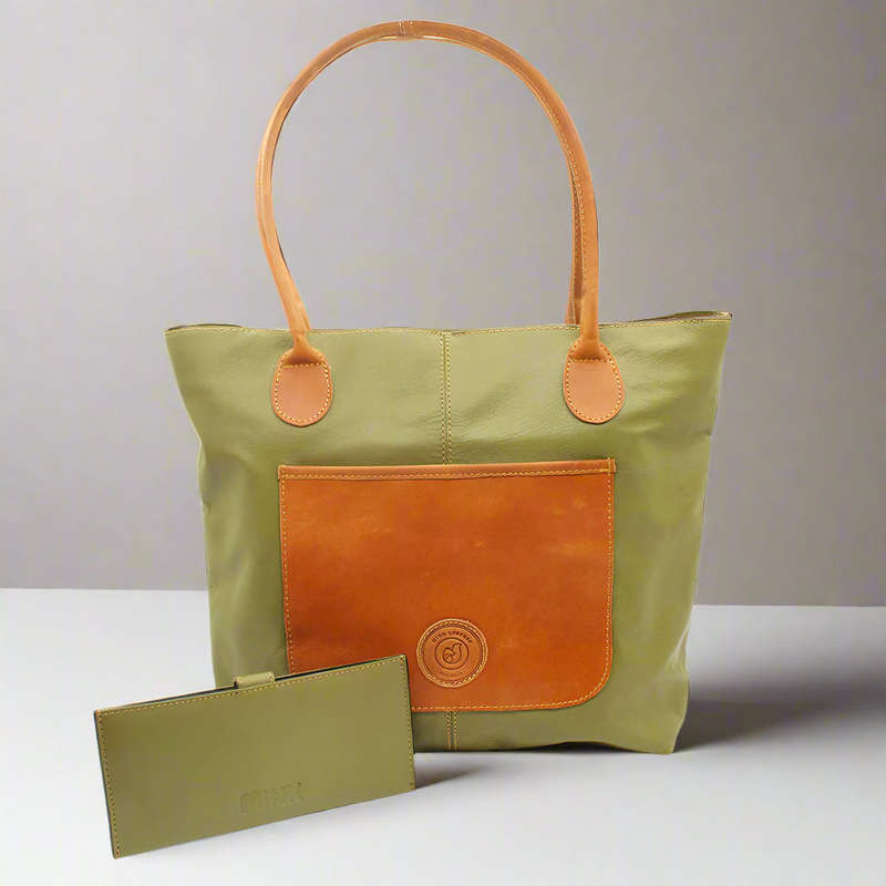 Olivia Leather Handbag Combo