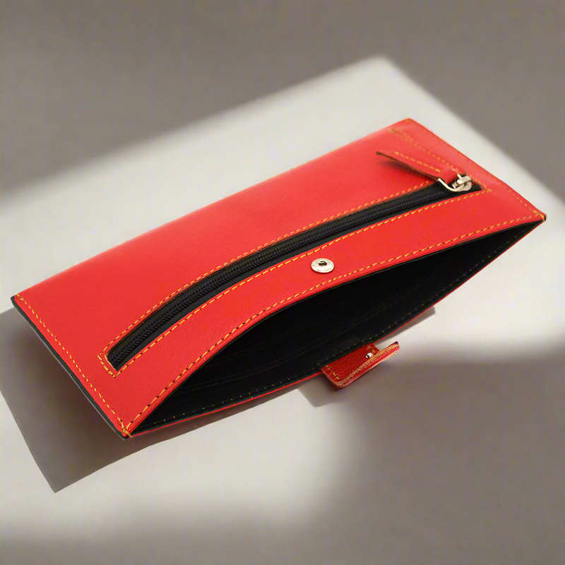 Ruby Leather Handbag