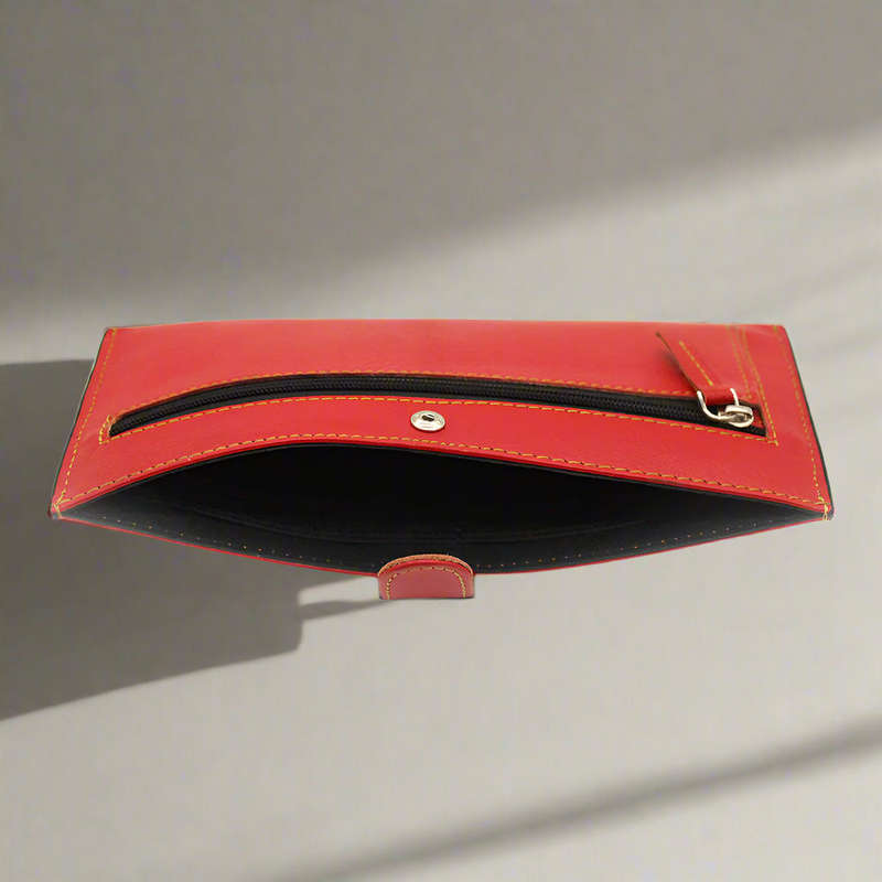 Ruby Leather Handbag