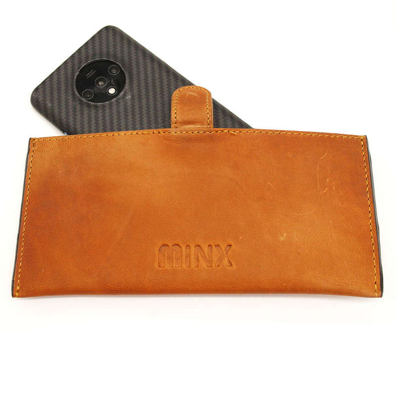 Sleek Tan Leather Ladies Wallet