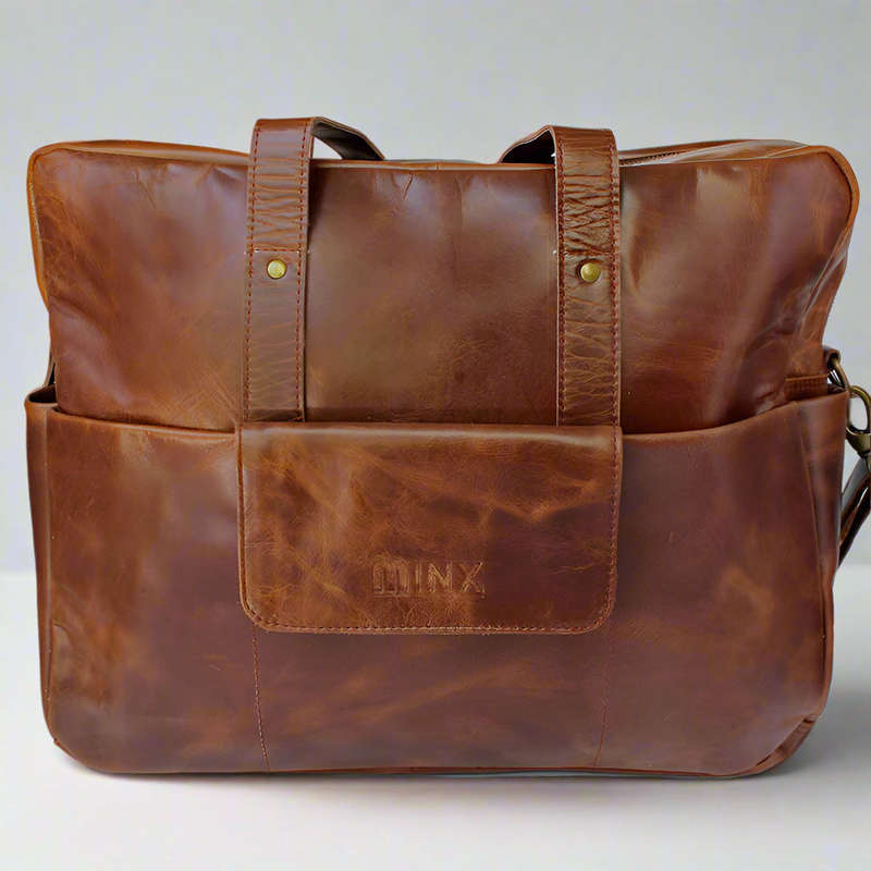 Kaisley Leather Nappy Bag