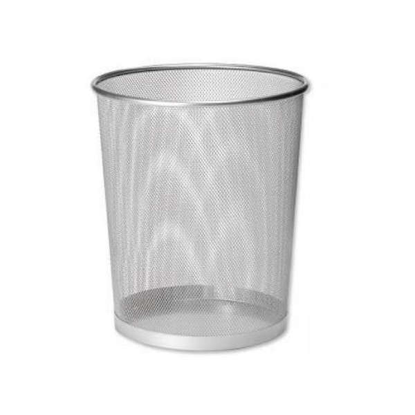 Silver Mesh Office Dustbin