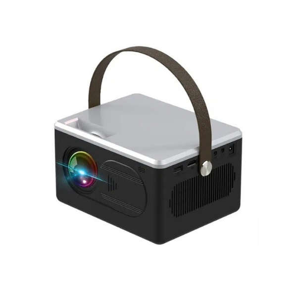 Compact Mini Projector - 3200 Lumens LED, HD 1080p Home Theater, Portable Outdoor Use with Built-...