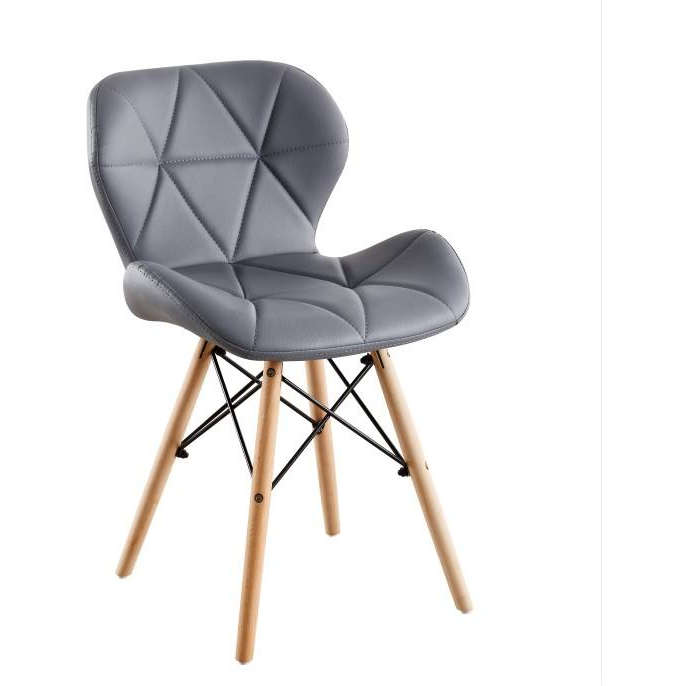Bright Diamond Padded chairs with wooden legs - Various colours available
