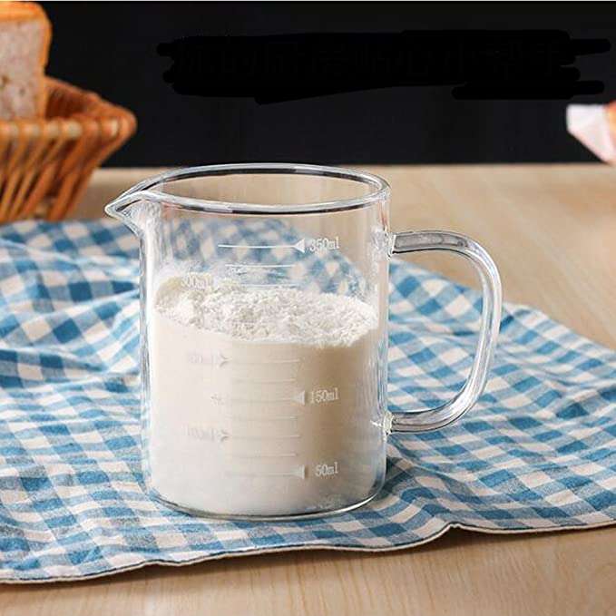 Digital Scale and Borosilicate Measuring Jug (350ml) Combo