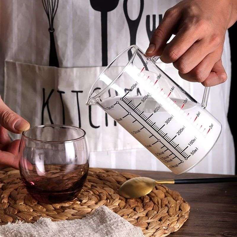 Digital Scale and Borosilicate Measuring Jug (350ml) Combo