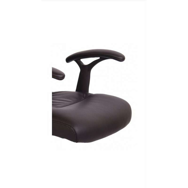 Brown Office Chair  Shubs Reclining Office Chair with Head and Arm rests