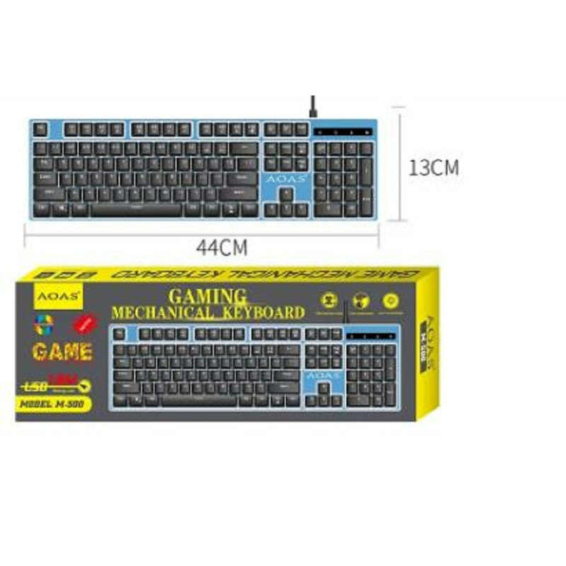 Glowing (RGB) game mechanical keyboard M500