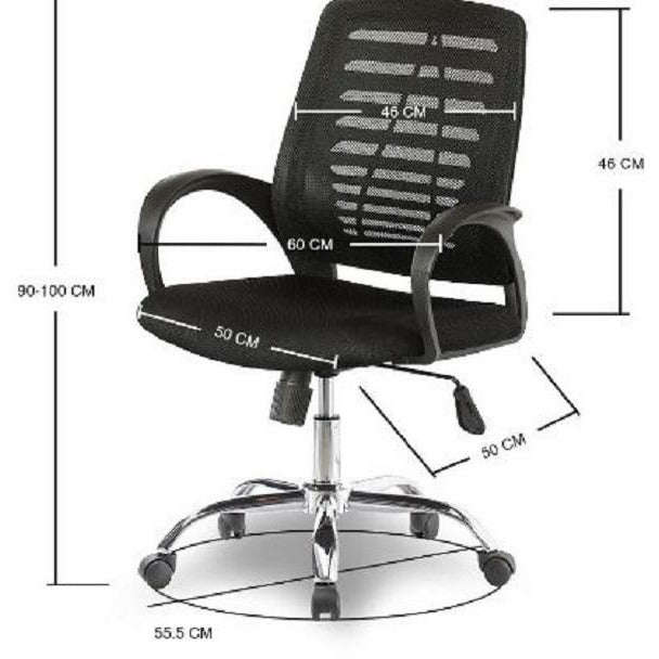Luna Diamond Mesh Office Chair