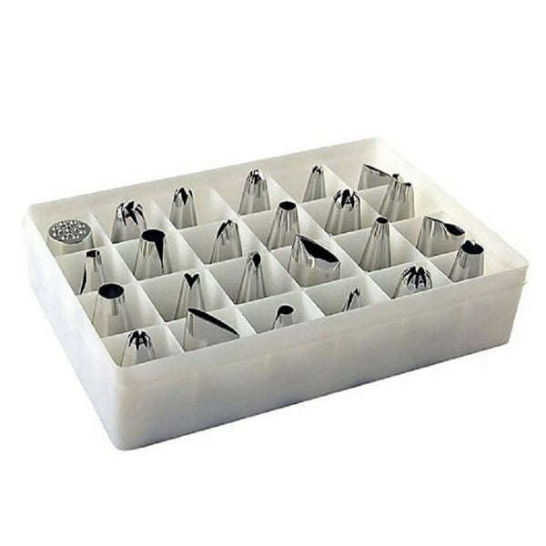 24 Piece Icing Nozzle Set with Case