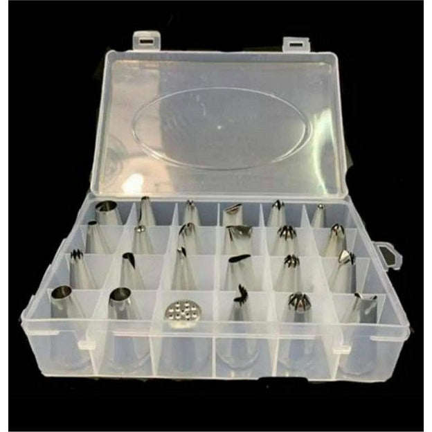 24 Piece Icing Nozzle Set with Case