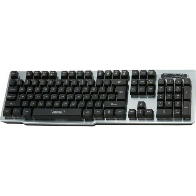 Wired rainbow backlit gaming keyboard