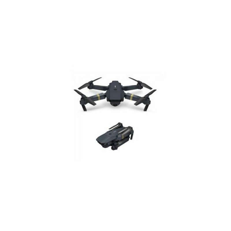 Andowl Micro Foldable Drone with 720P Adjustable Camera - Black