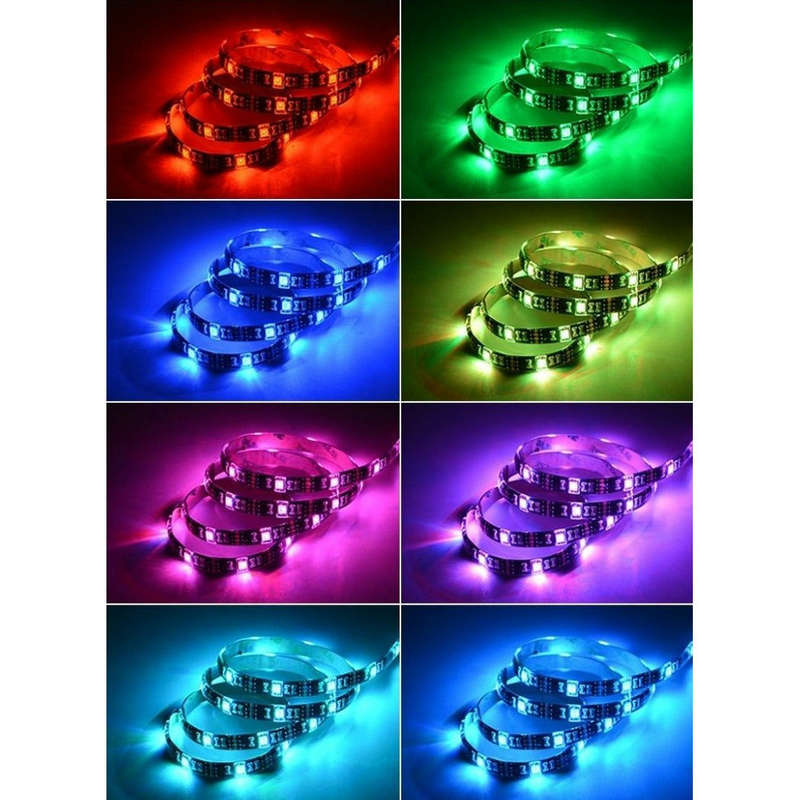 3 Meter Home Decor TV Backlight LED RGB Strip Light With Remote (USB Port)