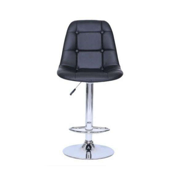 Chic Bucket Seat Bar Stool. Available in Black , Red , Brown Or White