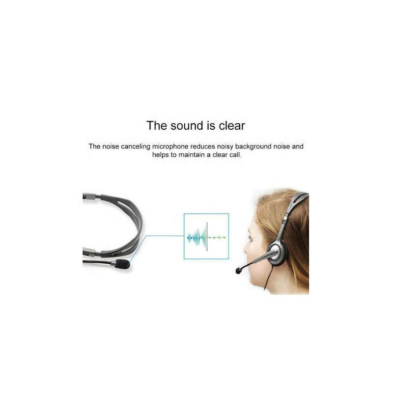 Logitech Stereo Headset With Noise-cancelling Microphone - H111