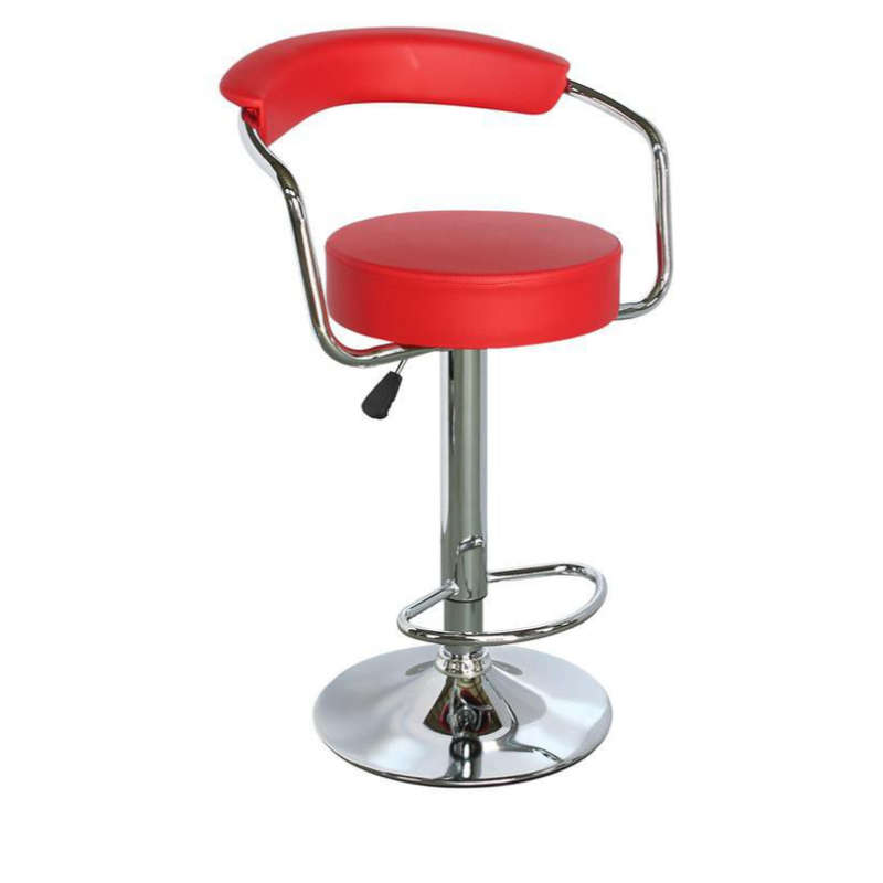 Broadway - Modern PU Leather Barstool. available in _ Red and White Black, brown