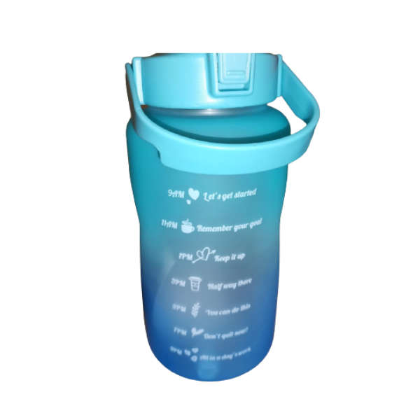 Fancy coloured Motivational 1.5L Water Botttle