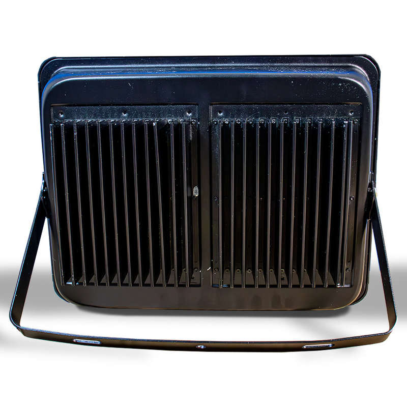 FLASH High Power Slim LED 400W Floodlight Daylight 6000K Matt Black