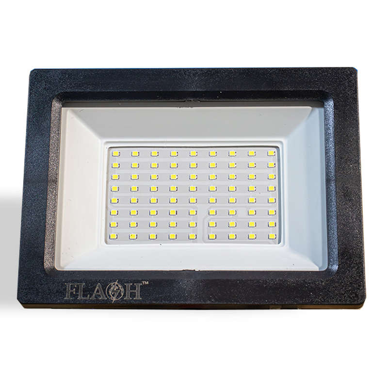 FLASH 50W SMD LED Slim Floodlight Daylight 6000K Black
