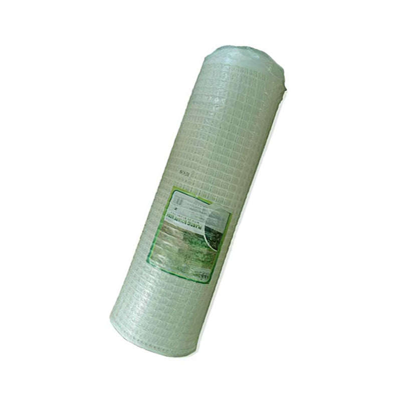 EARTH Garden Fence Roll Plastic White 1m x 25m (30x30mm)