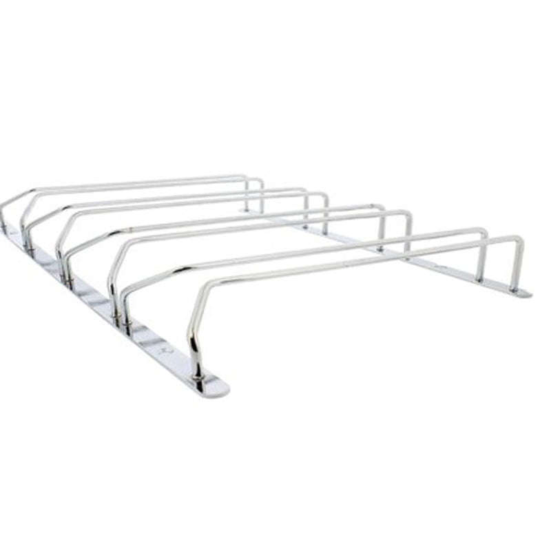 ROCO Wine Glass Holder 4 Row Chrome 345mm For 12 Glasses