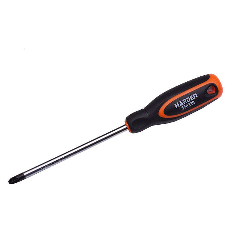 HARDEN Screwdriver with Soft Handle PZ1x100mm