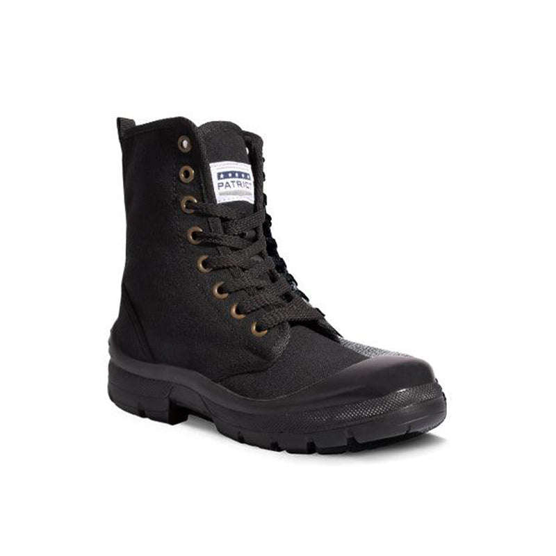 PATRIOT Black Canvas Security Boot Soft Toe