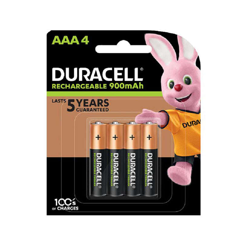 DURACELL Battery Rechargeable AAA 900mAh ( Pack of 4 )