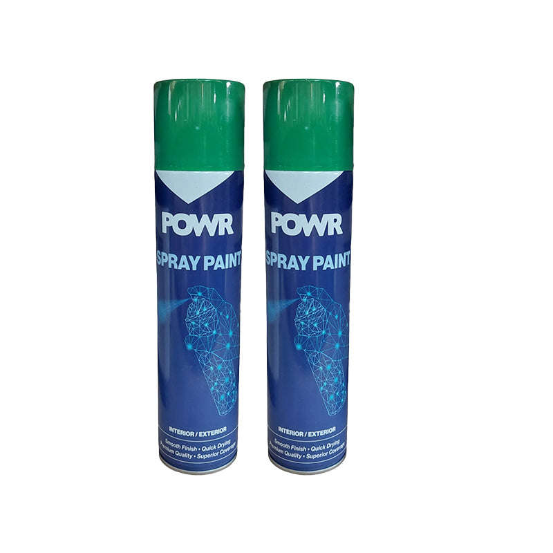 POWR Spray Paint Green Grass 300ml ( 2 Pack )