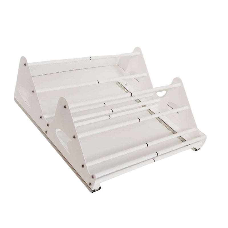 ROCO Adjustable Shoe Rack White 704mm x 405mm x 107mm