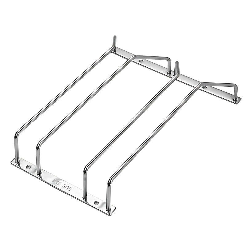 ROCO Wine Glass Holder Chrome 2 Layer For 6 Glasses