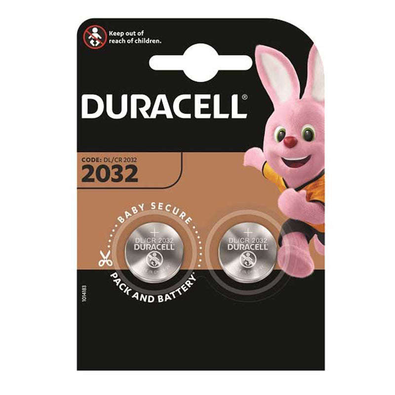 DURACELL Battery CR2032 Lithium Coin 3v ( Pack of 2 )