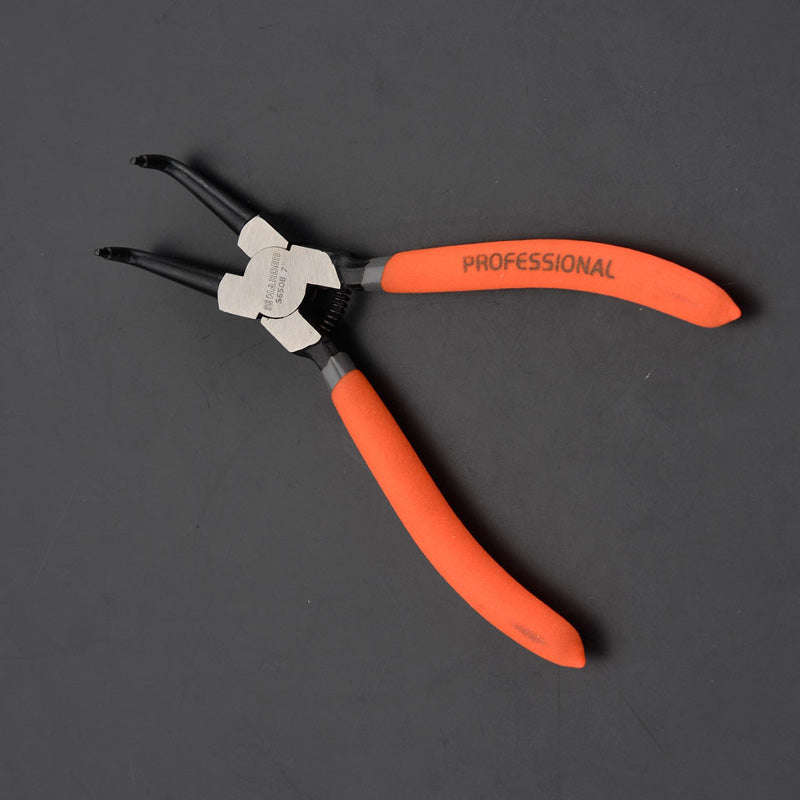HARDEN Circlip Plier Internal Bent Jaw 7" (170mm)