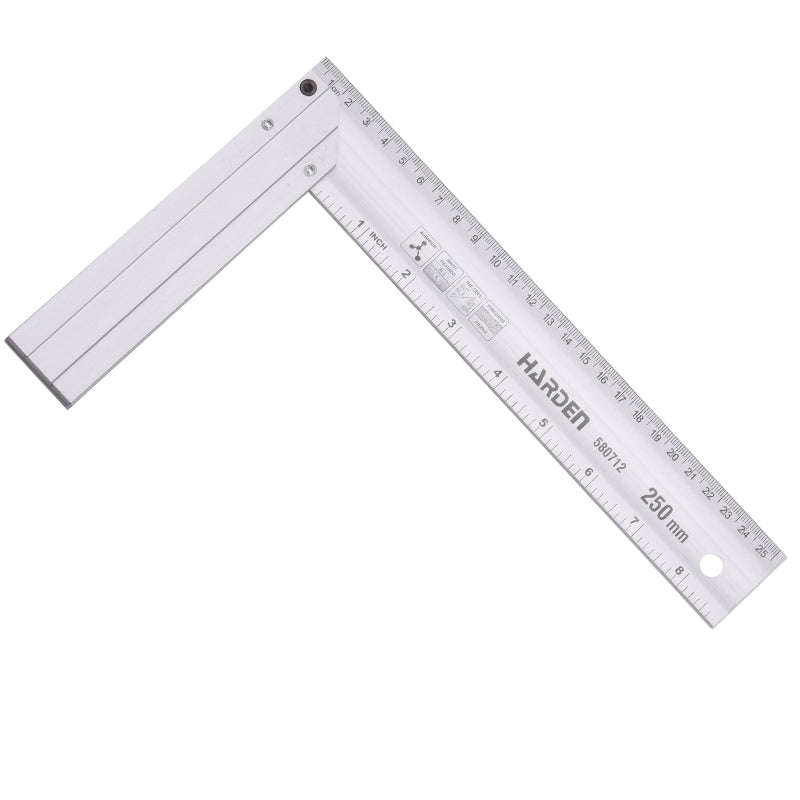 HARDEN Aluminum Tri Square 250mm