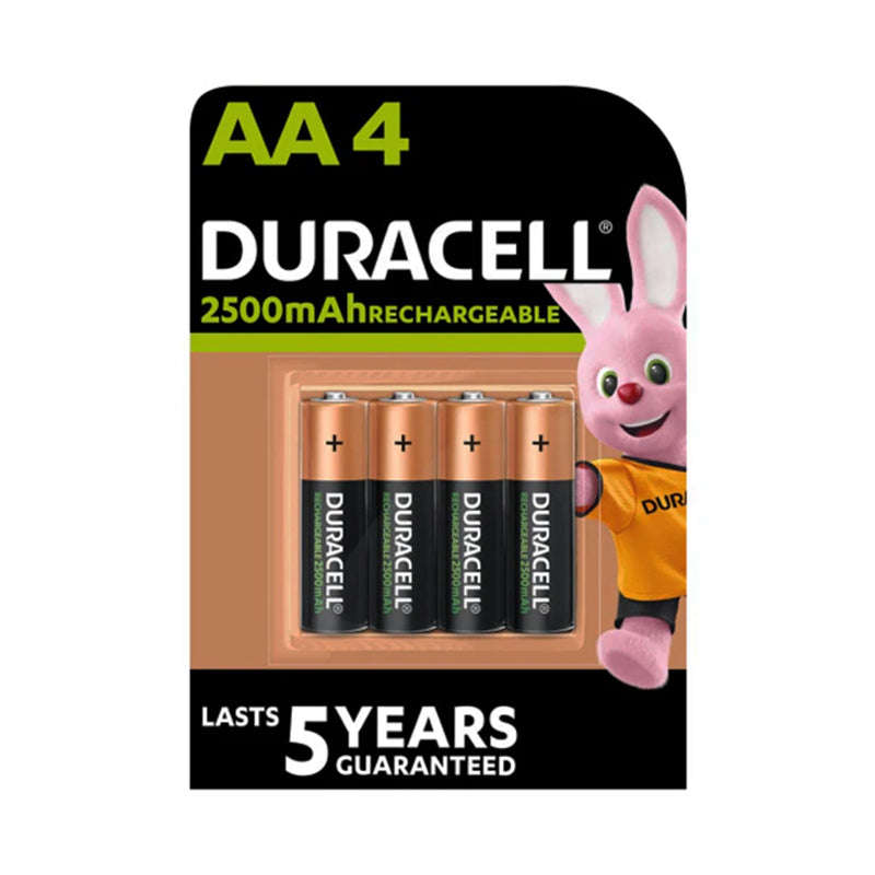 DURACELL Battery Rechargeable AA 2500mAh ( Pack of 4 )