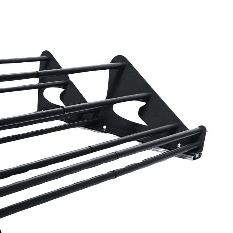 ROCO Adjustable Shoe Rack Black 704mm x 405mm x 107mm