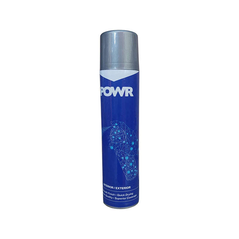 POWR Spray Paint Metallic Grey 300ml