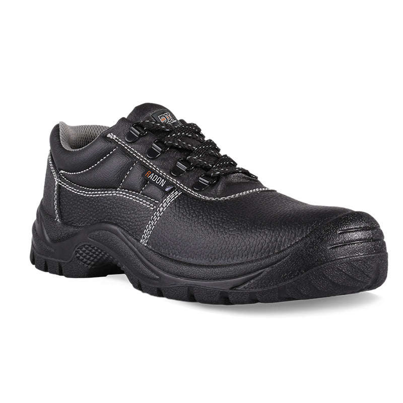 DOT Radon Oil/Acid Safety Shoe Heat Resistant Leather Black