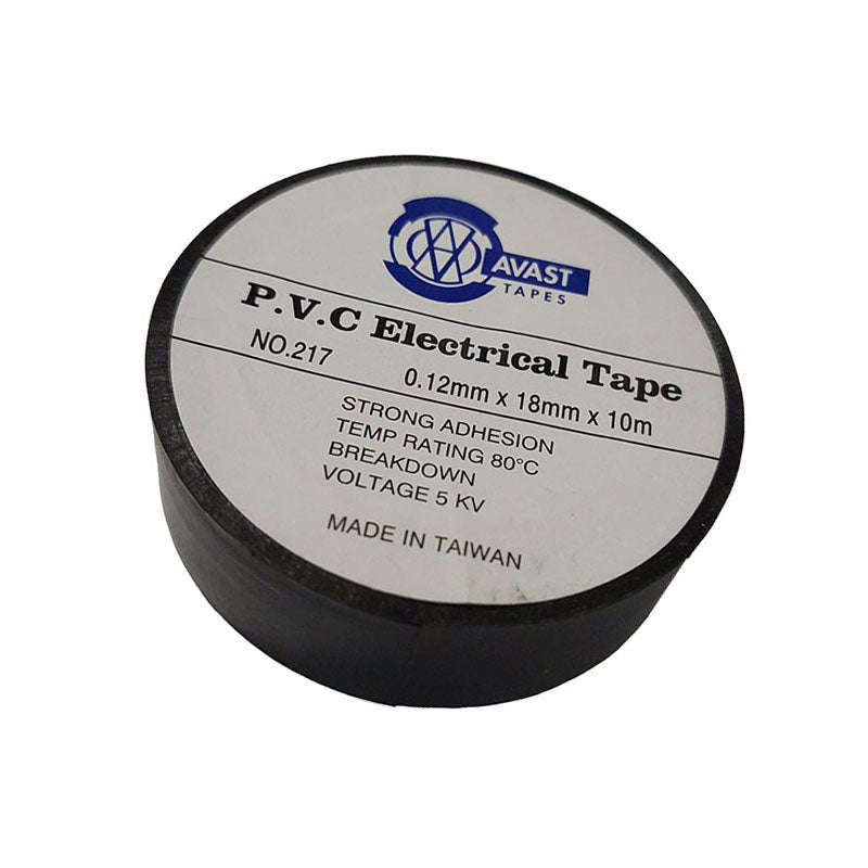 AVAST PVC Insulation Tape Black 10m
