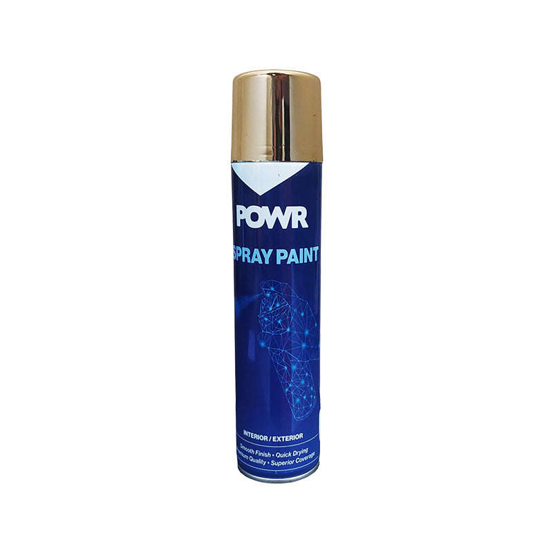 POWR Spray Paint Metallic Gold Super 300ml