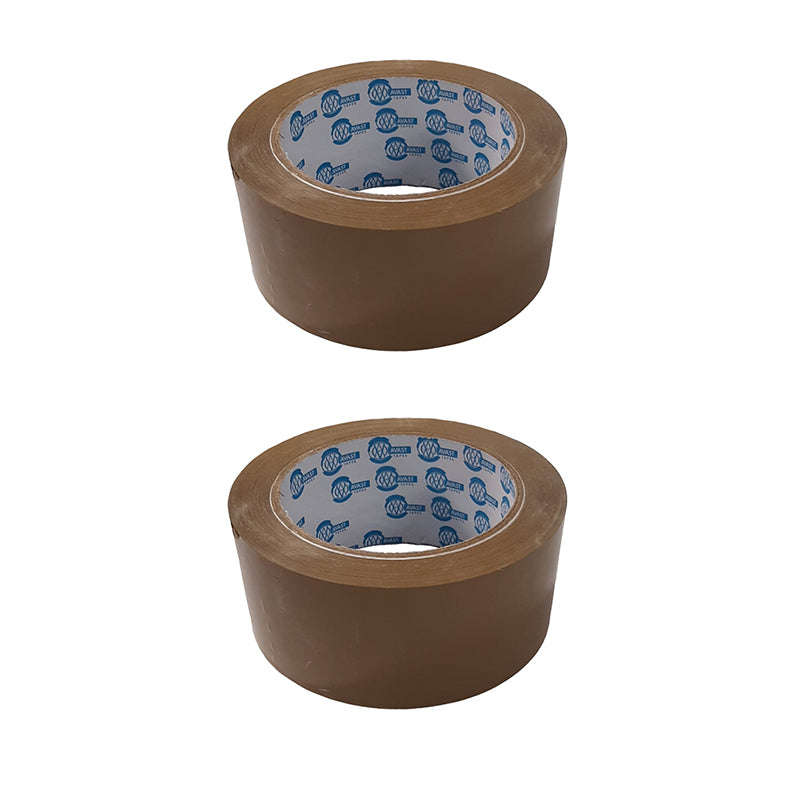 AVAST Packaging Tape Buff 48mm x 100m Roll ( 2 Pack )