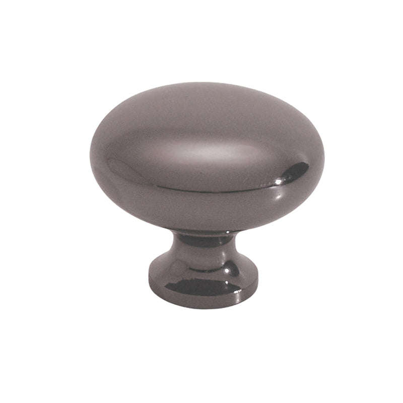 ROCO Small Base Drawer Knob Black Nickel 32mm