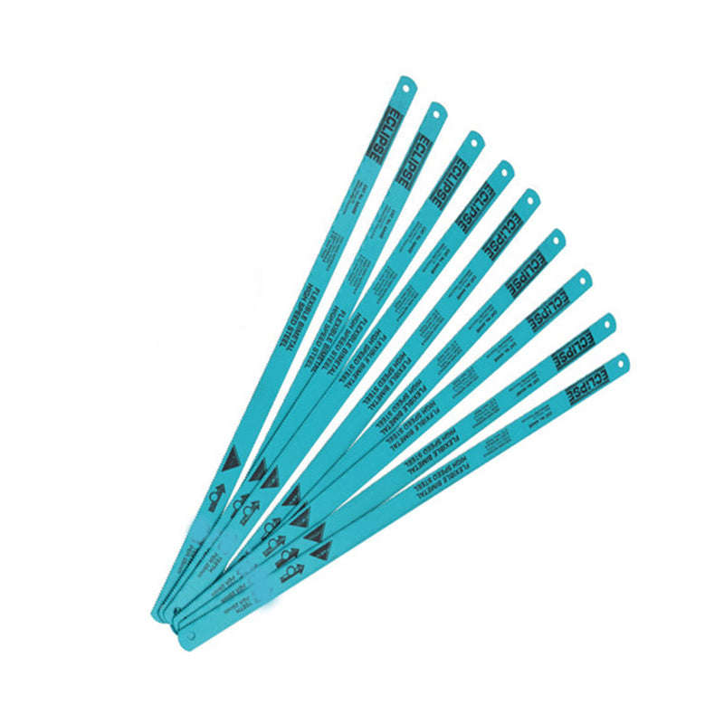 ECLIPSE Hacksaw Saw Blade High Speed Steel Shatterproof 18 Teeth Per Inch ( Box of 100 )