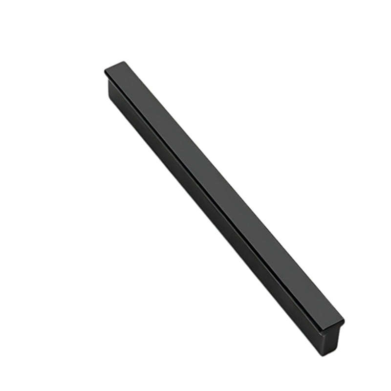 ROCO T Strip Cupboard Handle Brushed Matt Black  150mm