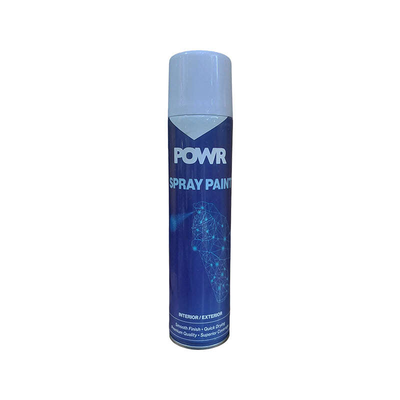 POWR Spray Paint Standard Satin White 300ml ( 2 Pack )